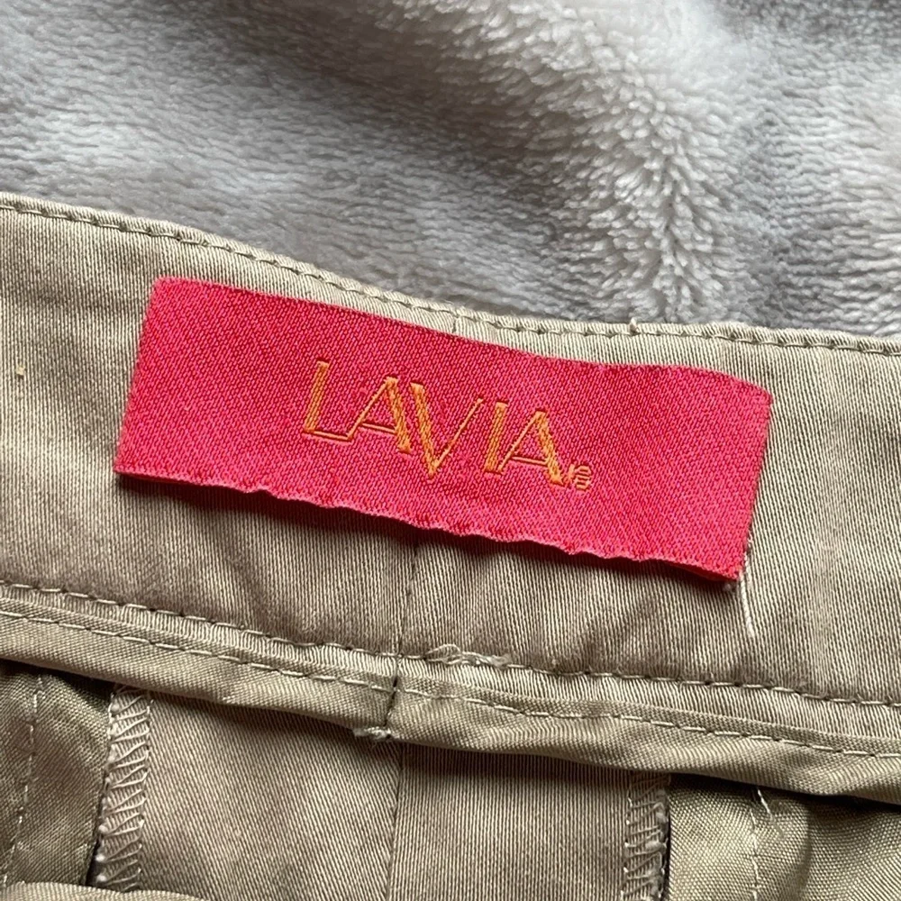 Lavia khaki tan cotton career wear pants